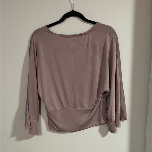 Anthropologie Deletta Dusty Rose Long Sleeve Top - Picture 3 of 6